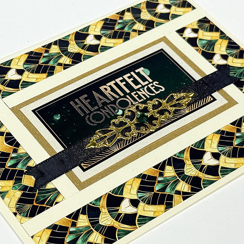 Black Tie 12x12 Card Print