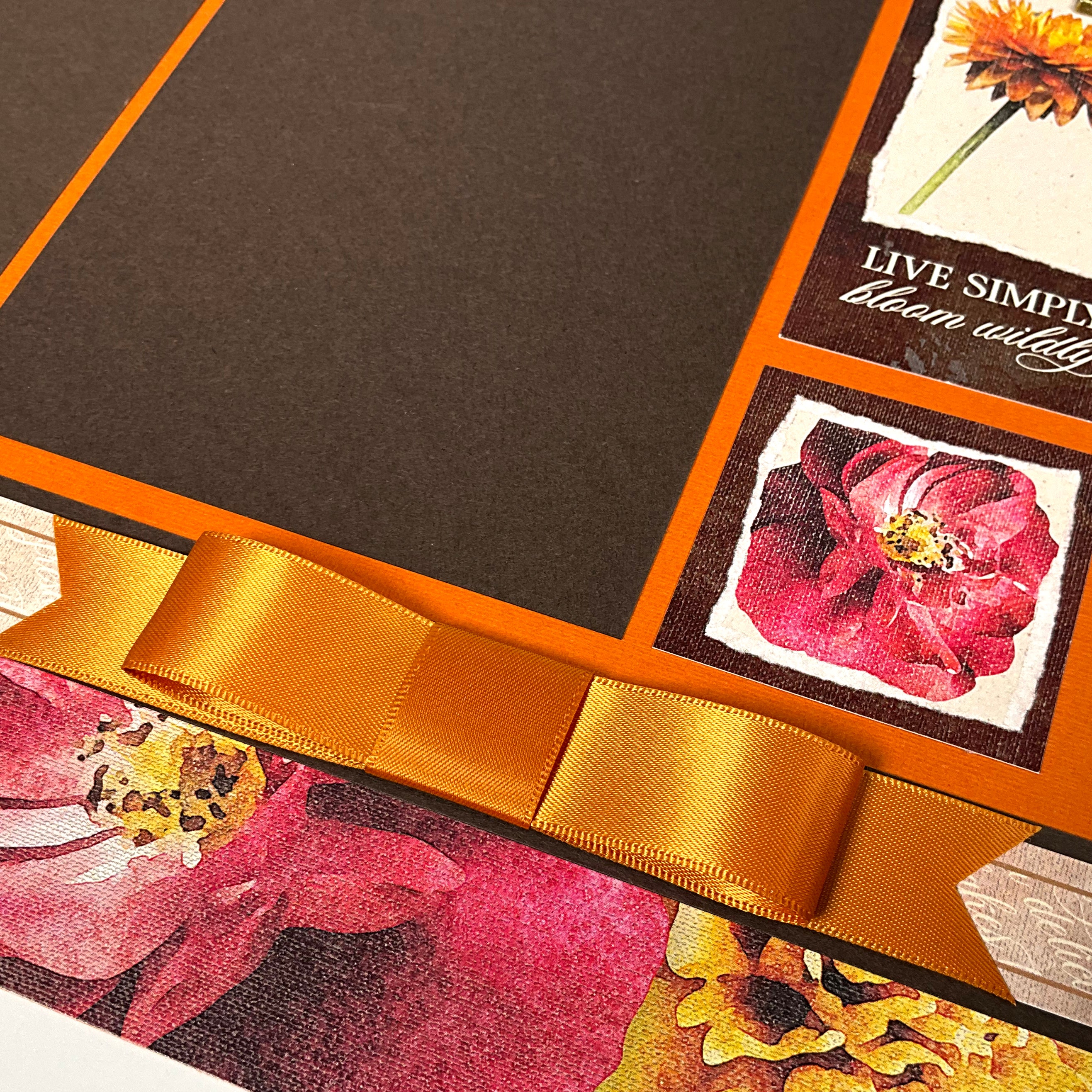 Coming Up Roses Page Ribbons