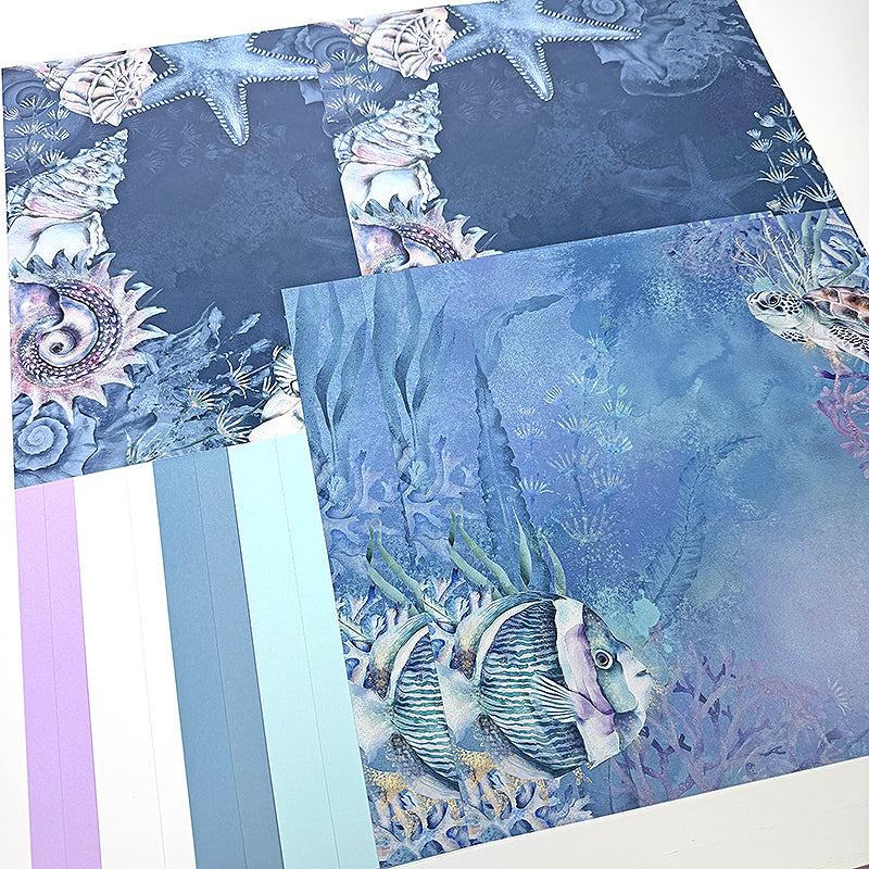 Sea Life 12x12 Assorted Paper Pack