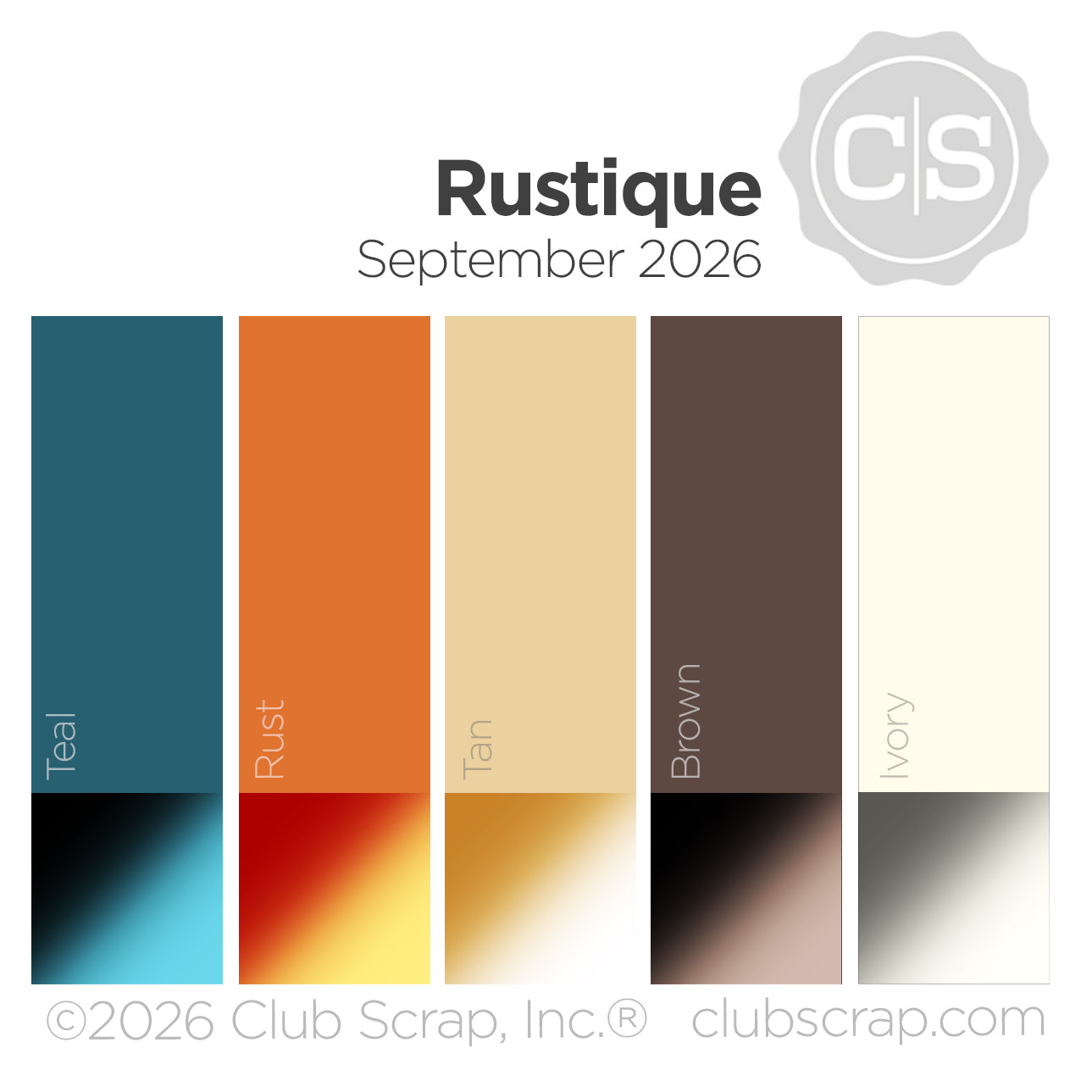 Rustique 12x12 Plain Paper