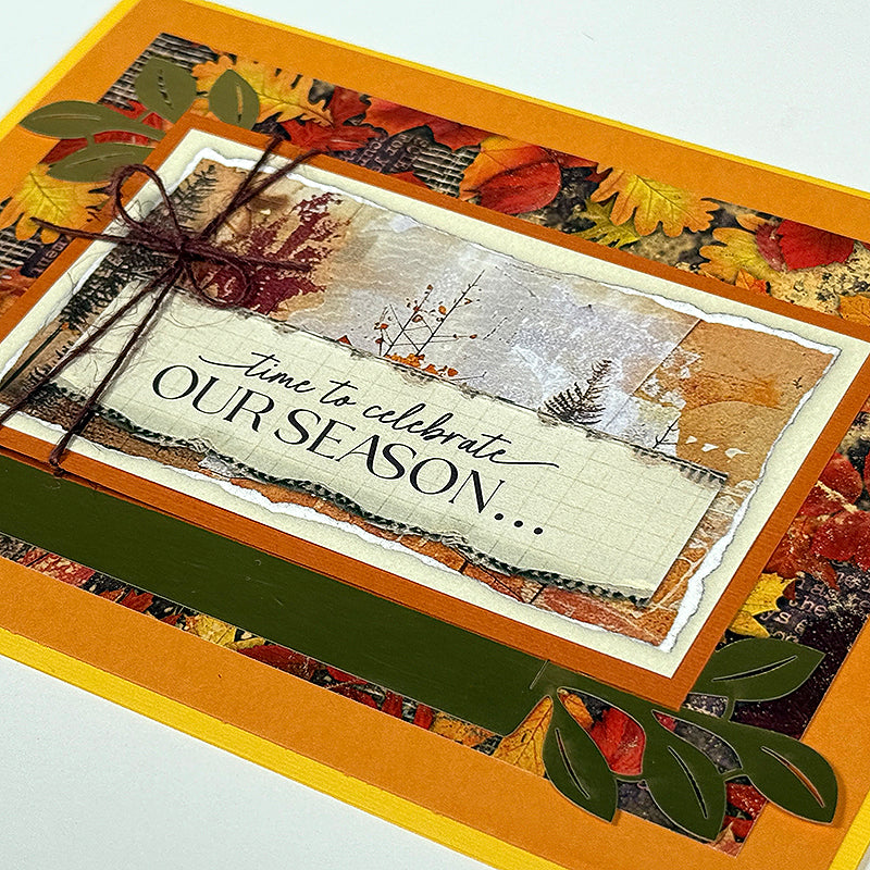 Autumn Glow Card Cutaparts