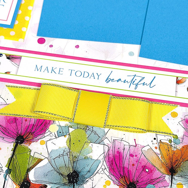Color Crush 12x12 Small Flower Print