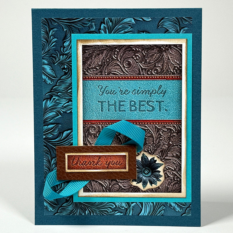 Impressed 12x12 Card Print