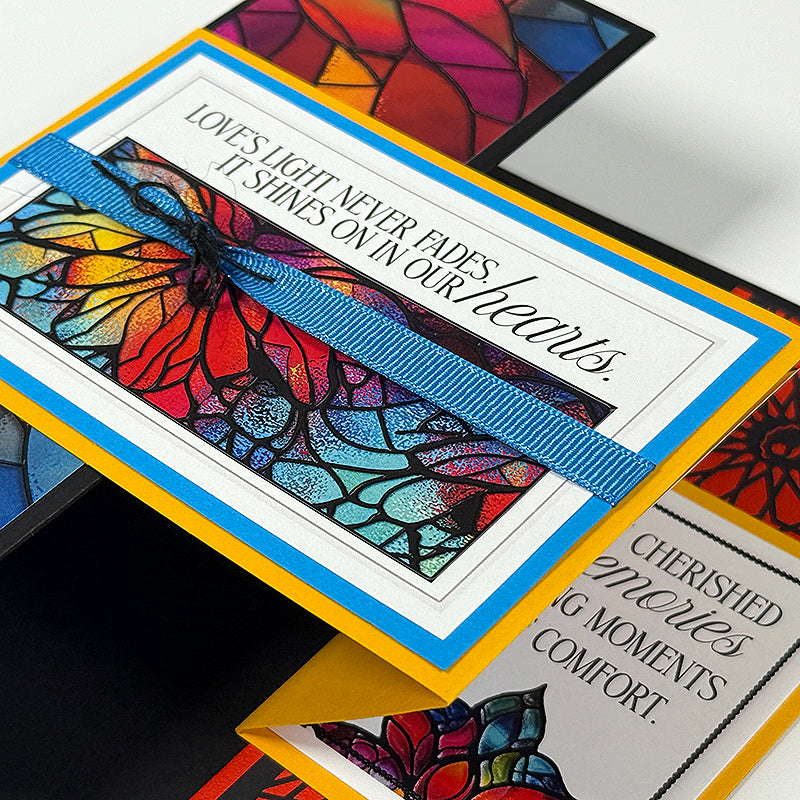 Stained Glass Card Ribbons