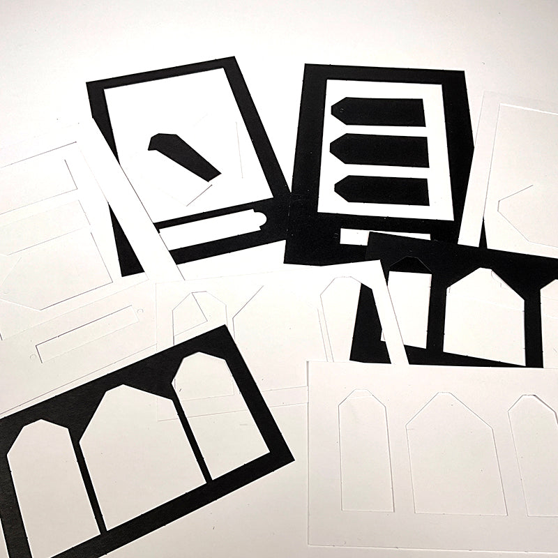 Stained Glass Nesting Frames Die Cut Set