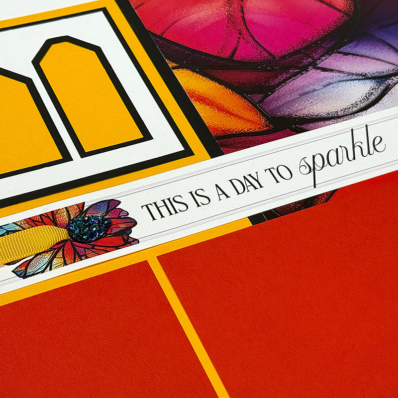 Stained Glass Teardrop Sparkle Gems