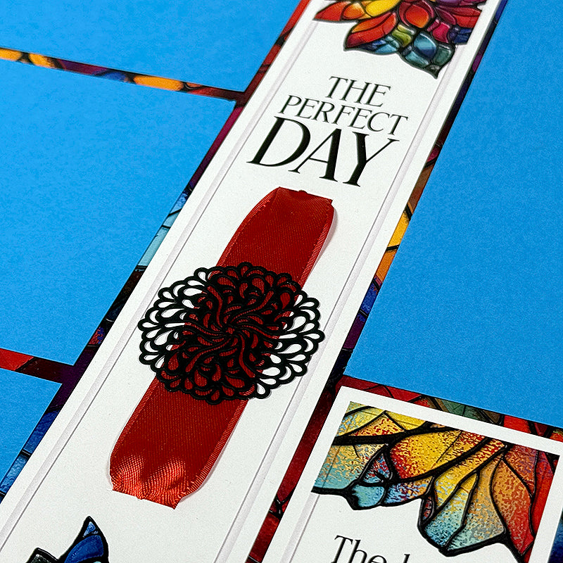 Stained Glass Black Medallions