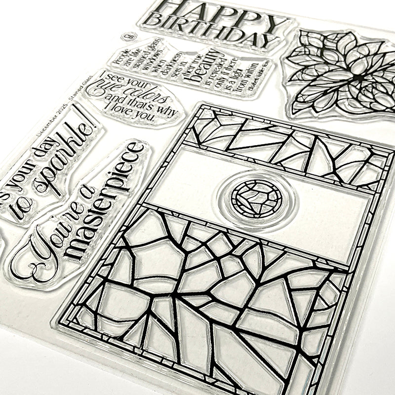 Stained Glass Stamps