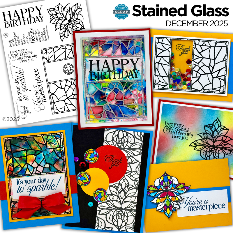 Stained Glass Stamps