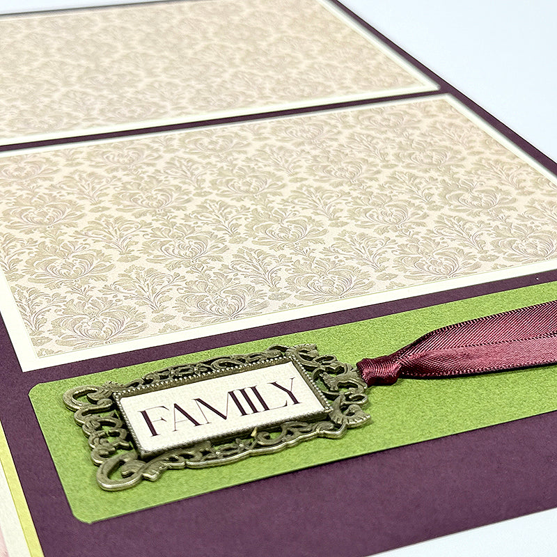 Hope Chest 12x12 Damask Print