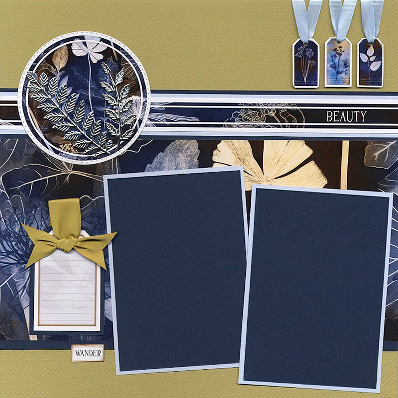 Blue Botanicals Page Kit