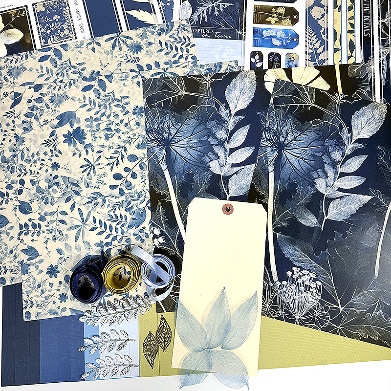 Blue Botanicals Page Kit