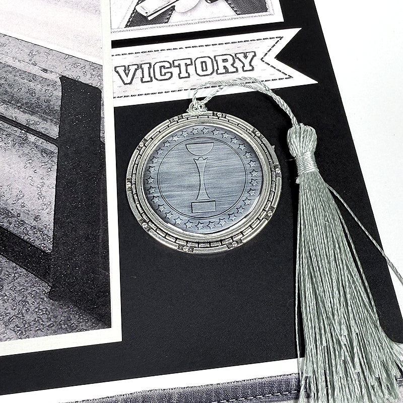 Champions Silver Medals w/ Epoxy Stickers