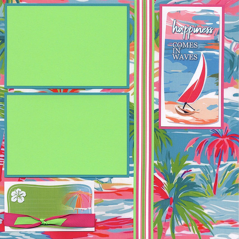 Splash 12x12 Palm Tree Print