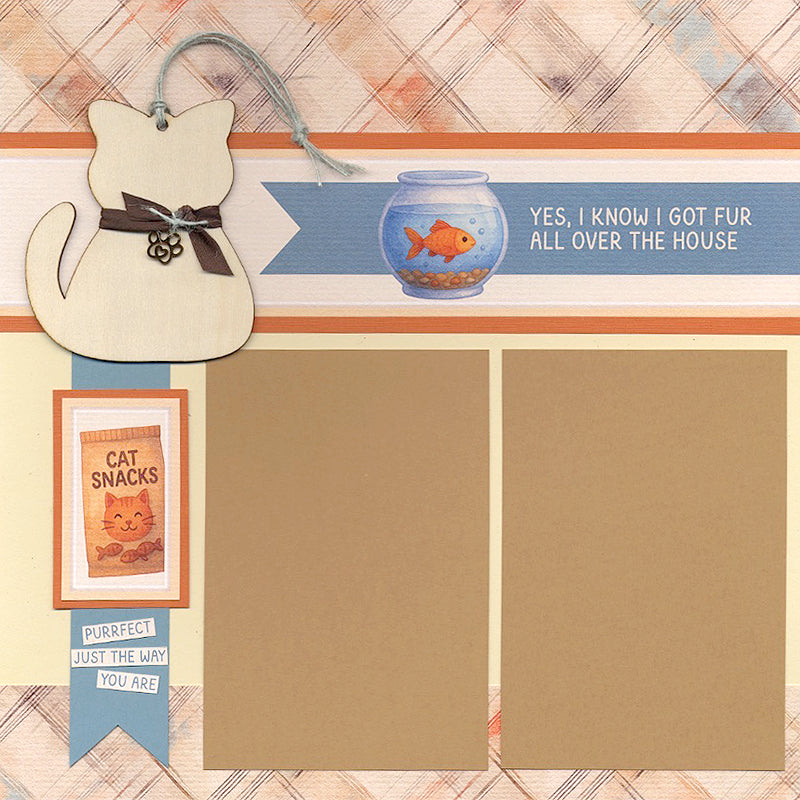 Wags and Whiskers - Cat Page Kit