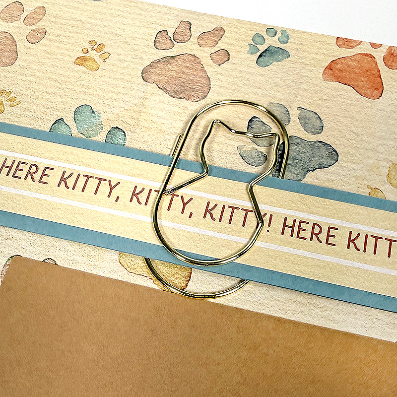 Wags and Whiskers Cat Paper Clips