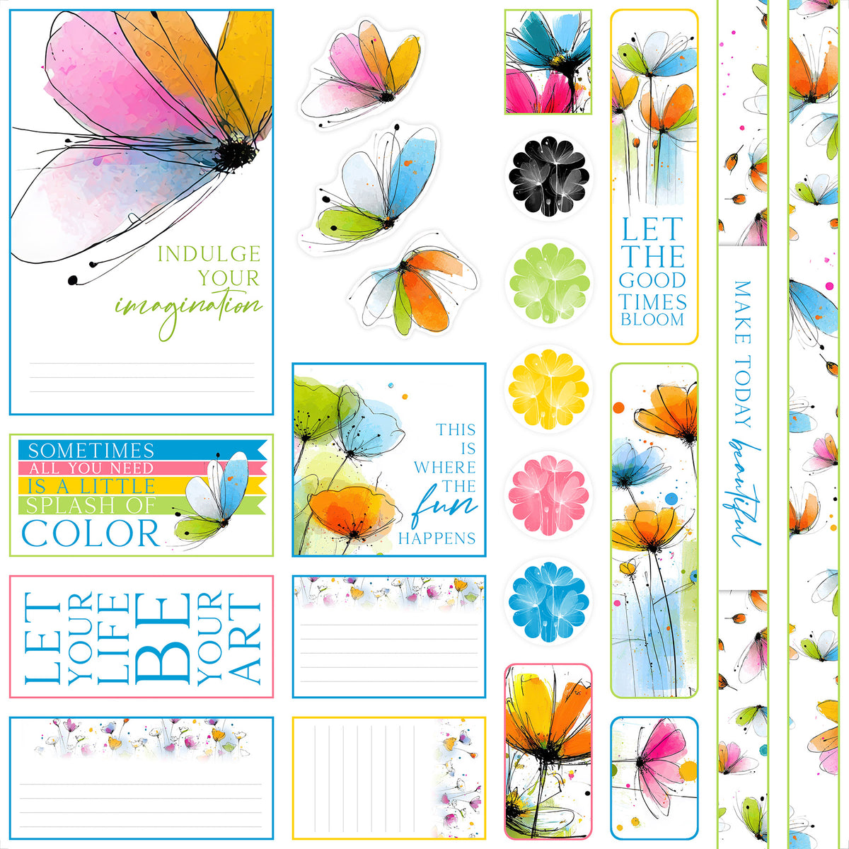Color Crush Page Cutaparts