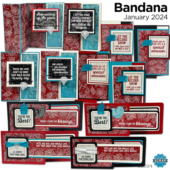 Bandana Card Kit