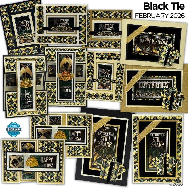 Black Tie Card Kit