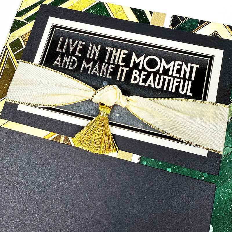 Black Tie Gold Tassels