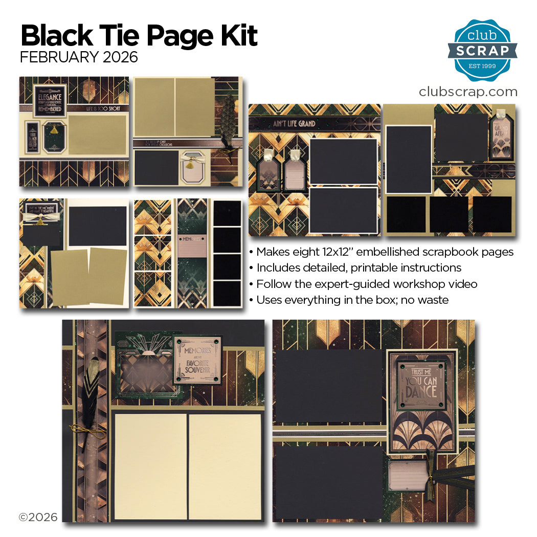 Black Tie Page Kit