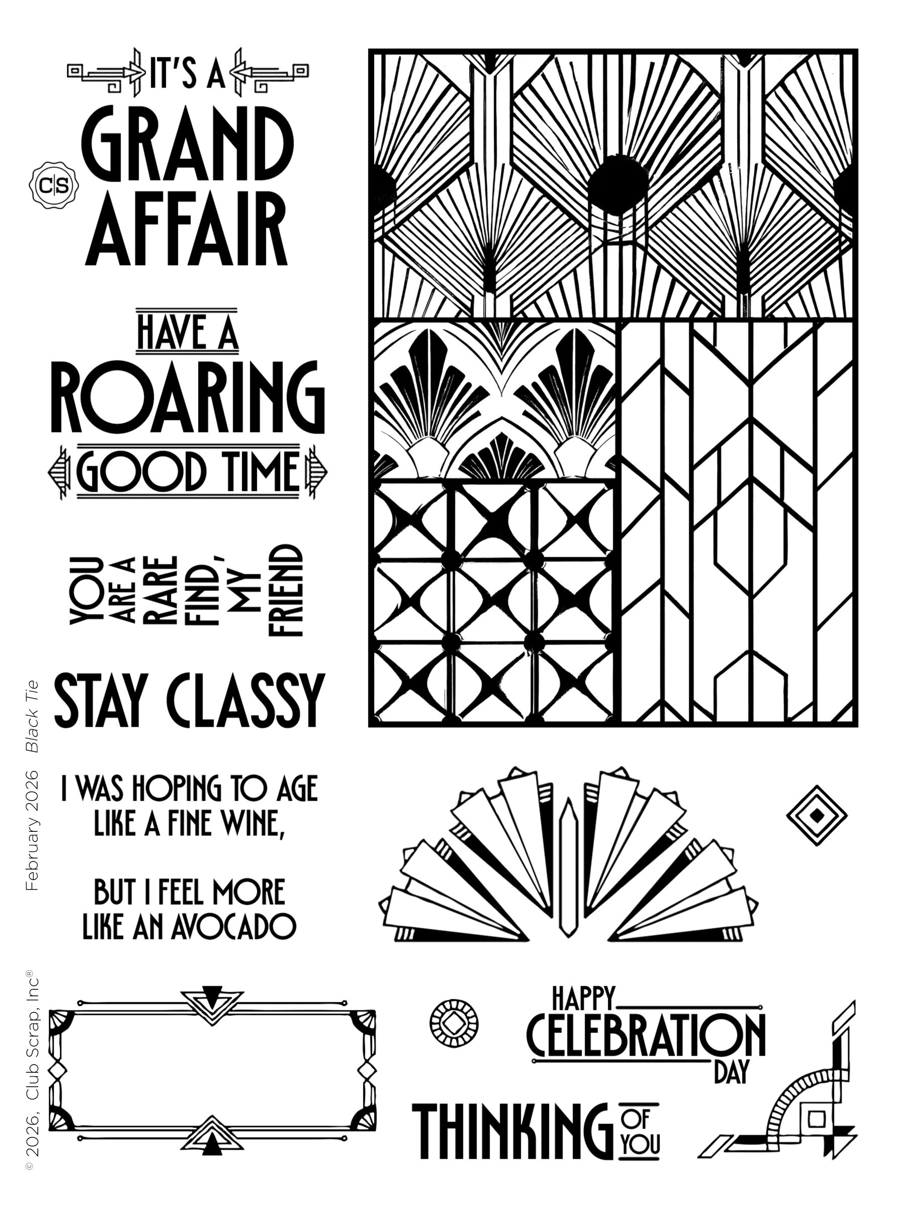 Black Tie Stamps