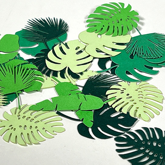 Rainforest Tropical Leaf Confetti