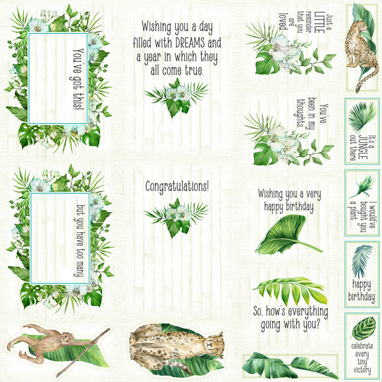 Rainforest Card Cutaparts