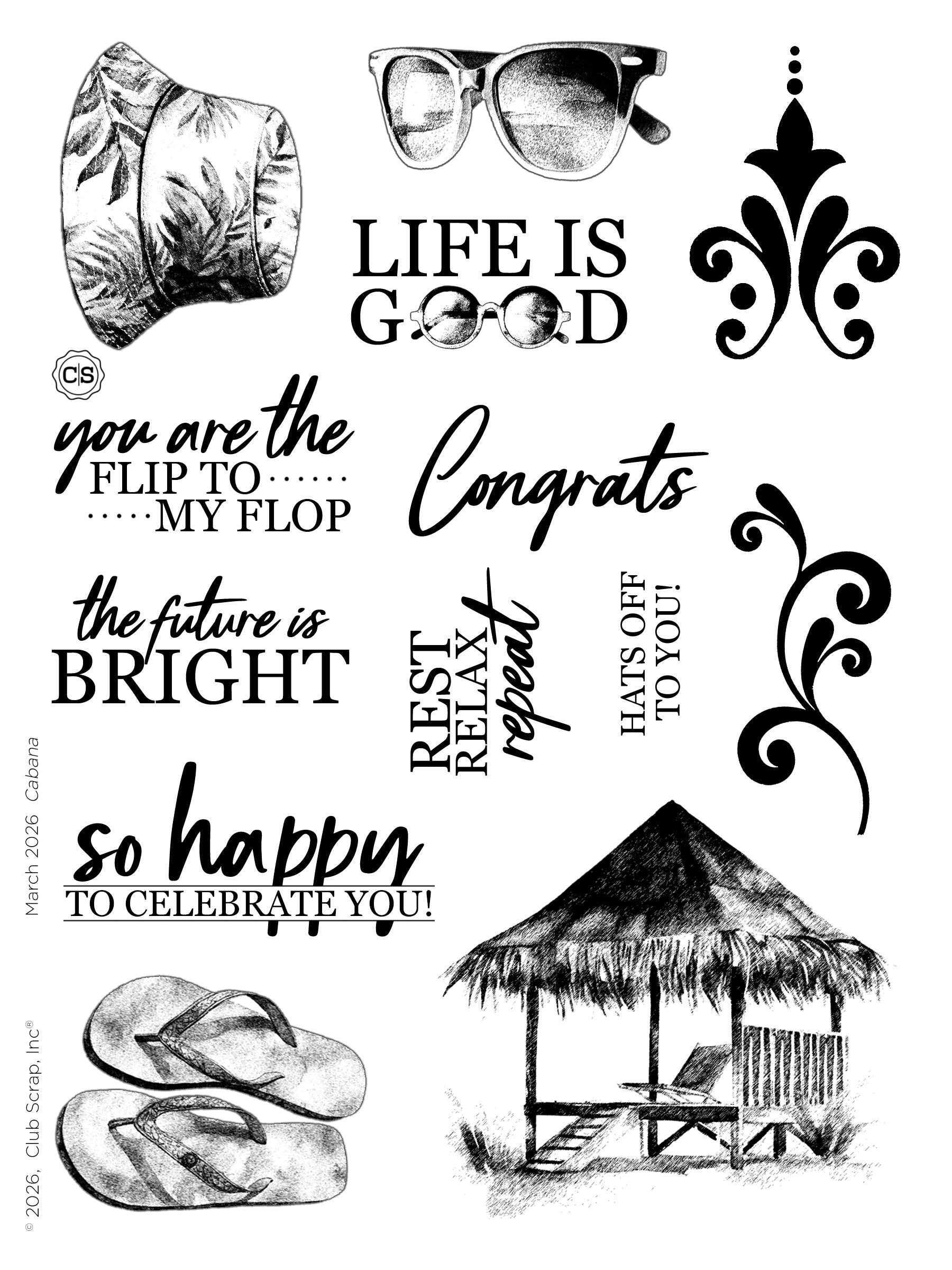 Cabana Stamps