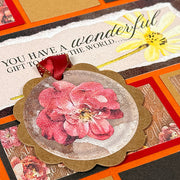Coming Up Roses Scalloped Tags