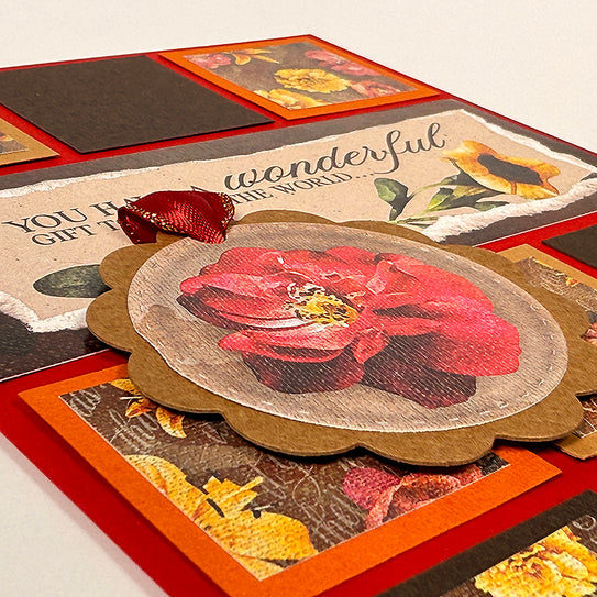 Coming Up Roses Scalloped Tags