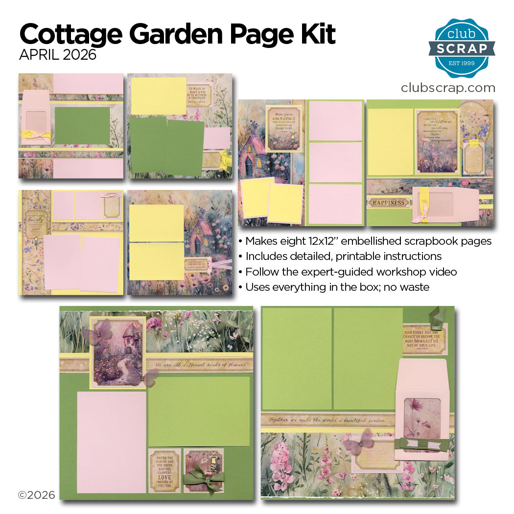 Cottage Garden Page Kit