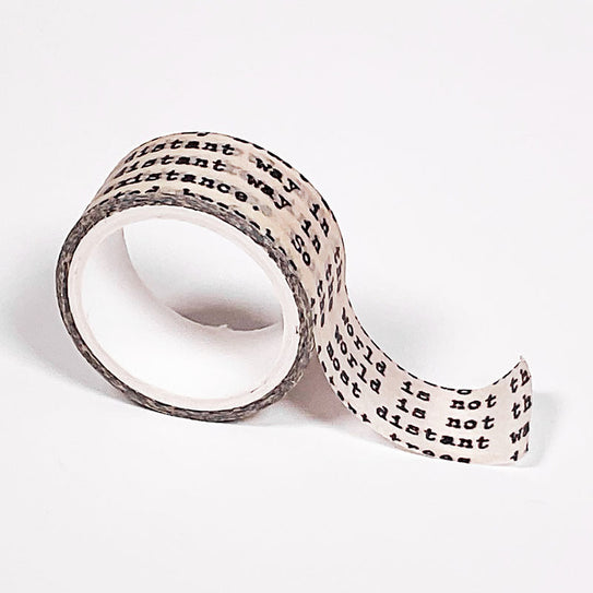 Typeset Script Washi Tape
