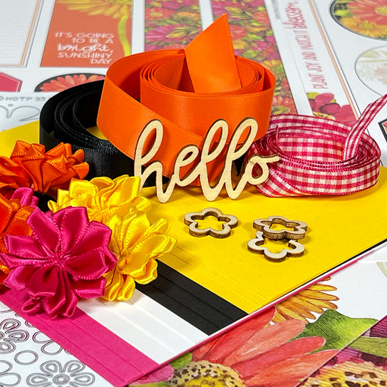 Bright Blooms Page Kit