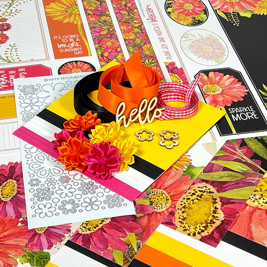 Bright Blooms Page Kit