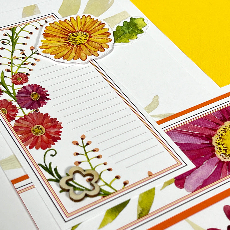 Bright Blooms Woodcut Pack