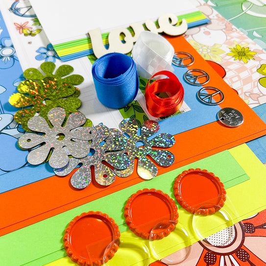 Flower Power Page Kit