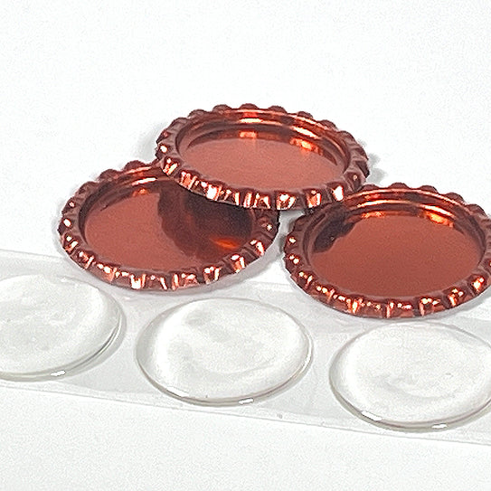 Harbor Town Bottle Caps w/ Epoxy Stickers