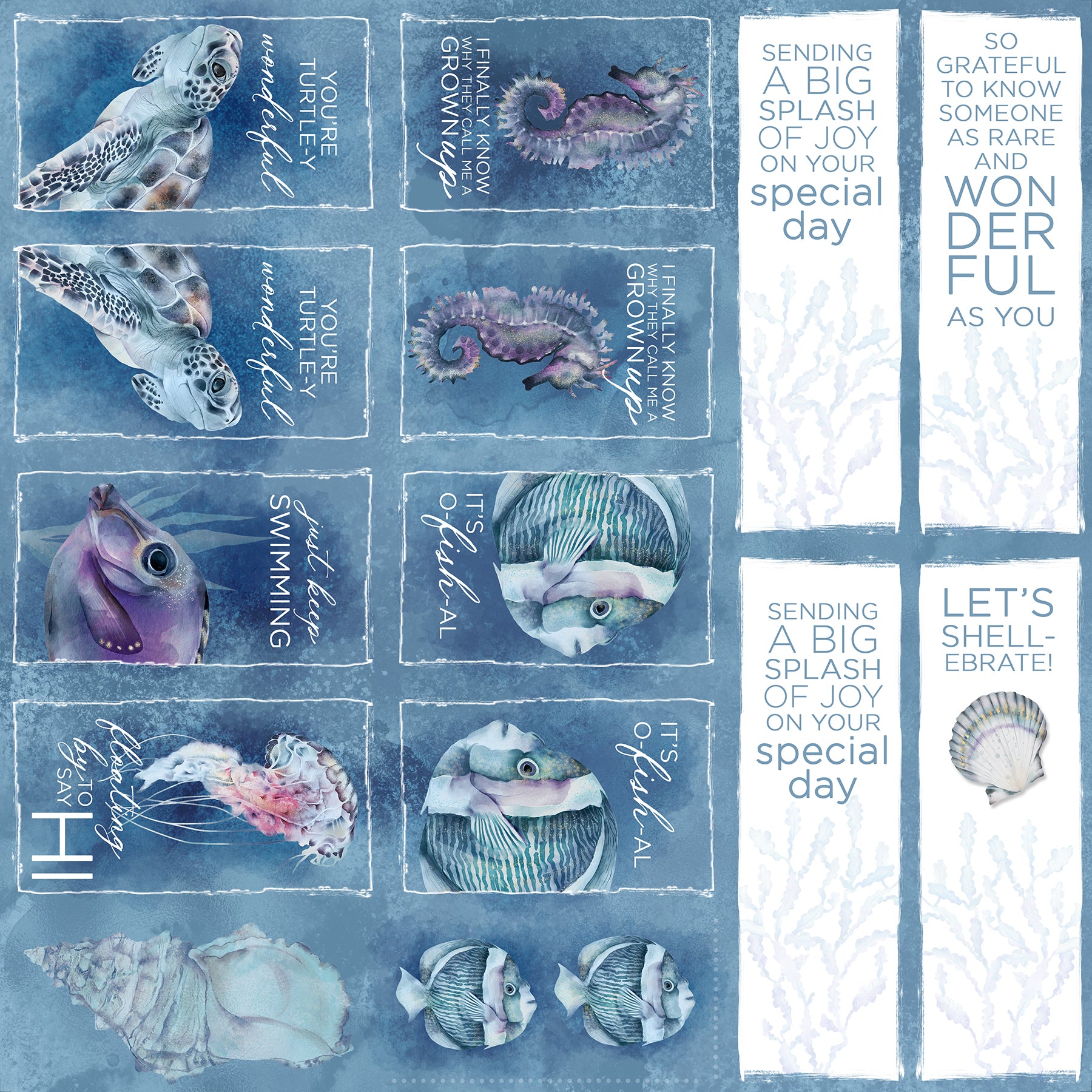 Sea Life Card Cutaparts