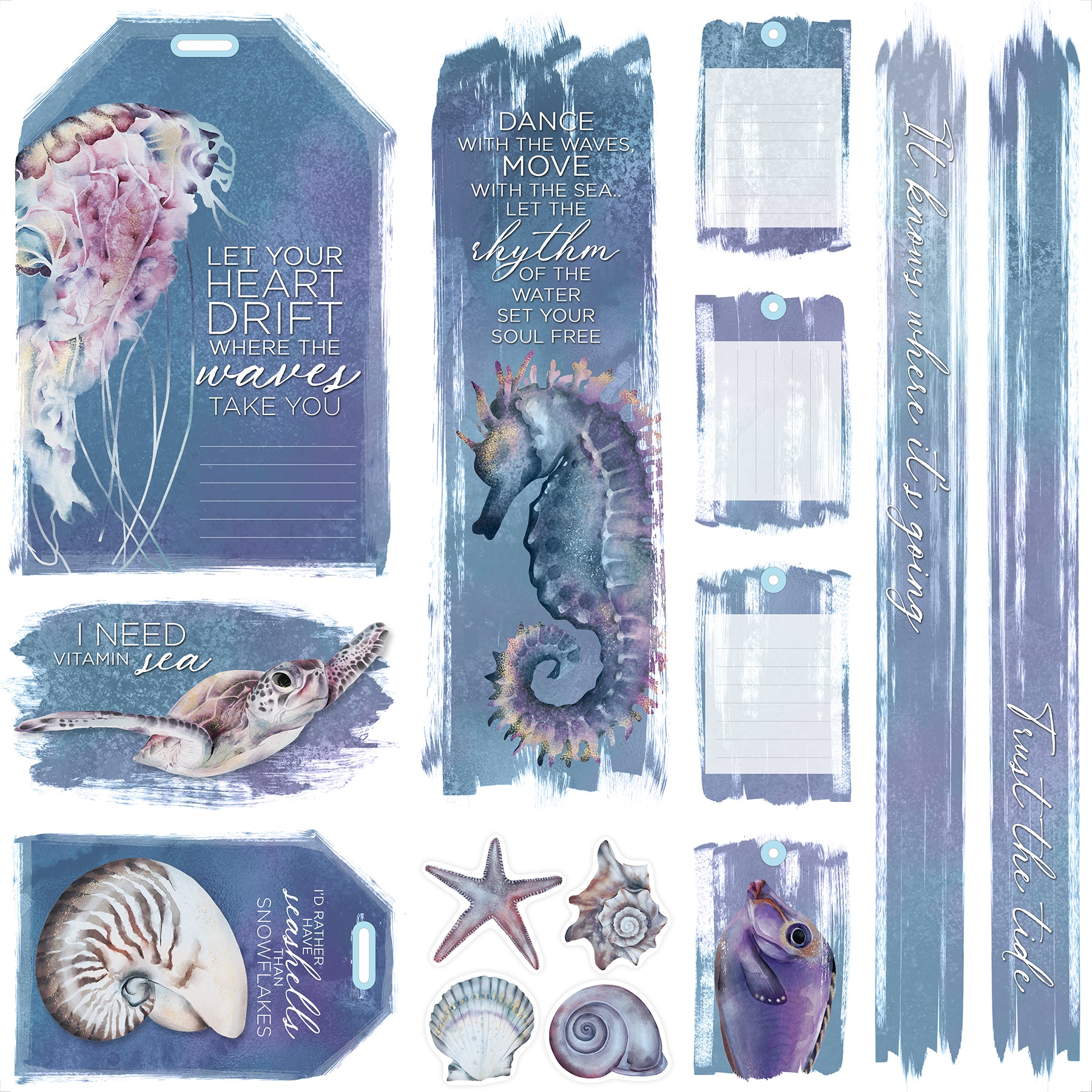 Sea Life Page Cutaparts