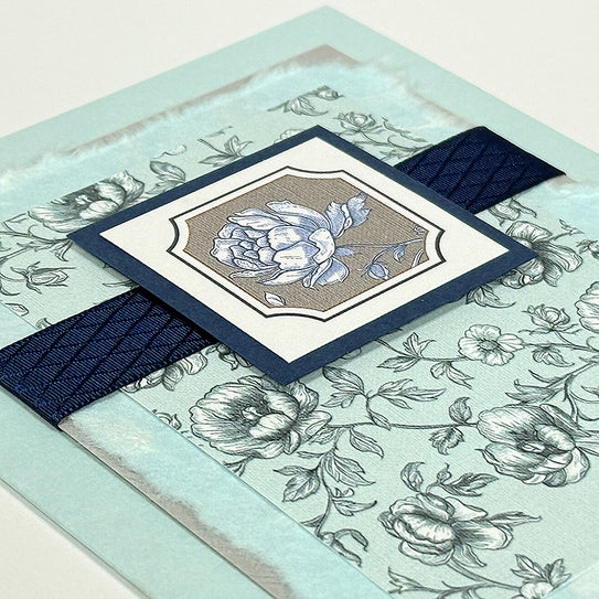 Toile Card Ribbons