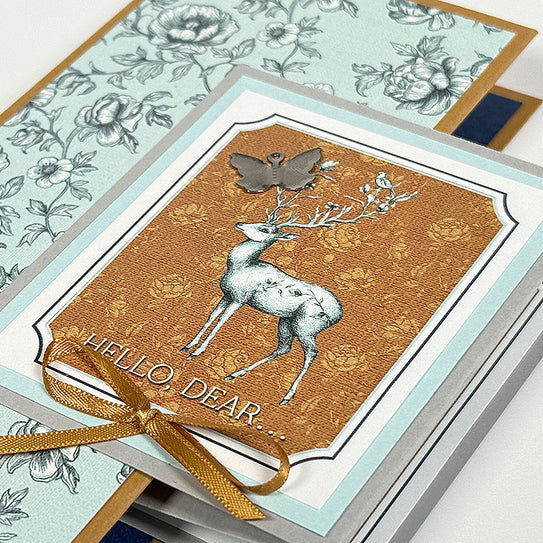 Toile Card Ribbons