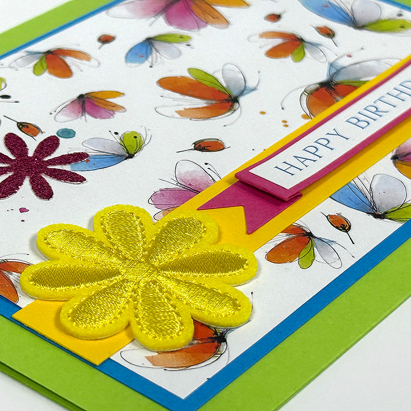 Color Crush Embroidered Flowers