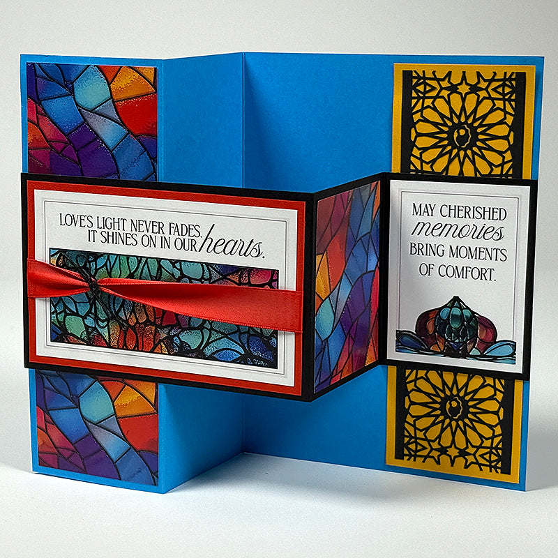 Stained Glass Black Laser Cuts