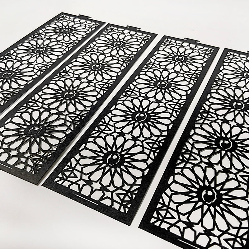 Stained Glass Black Laser Cuts