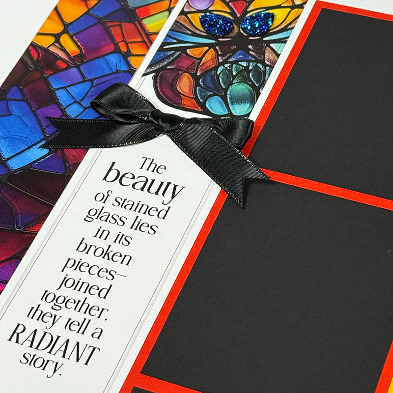 Stained Glass Teardrop Sparkle Gems