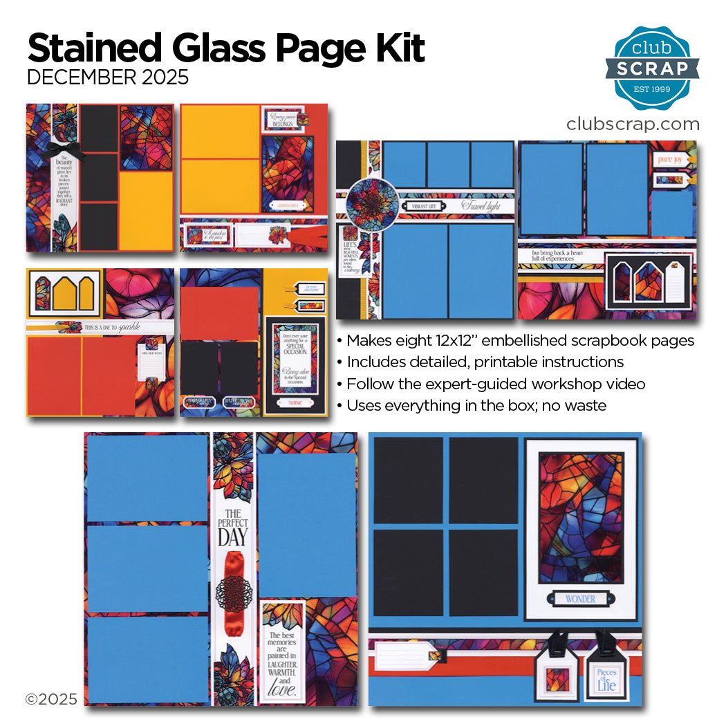 Stained Glass Page Kit