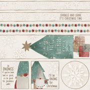 Gnome for Christmas Page Cutaparts