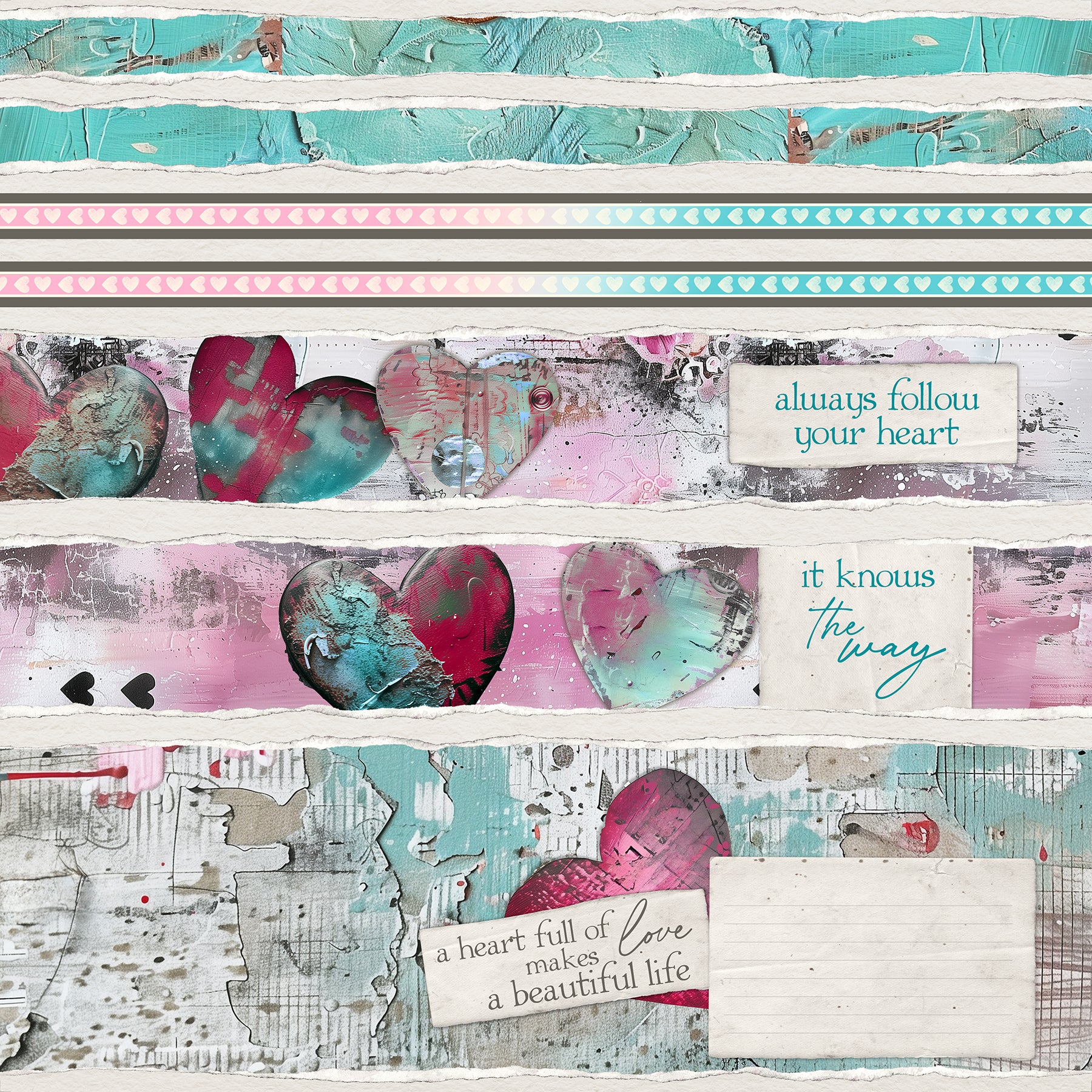 Heartfelt Page Cutaparts