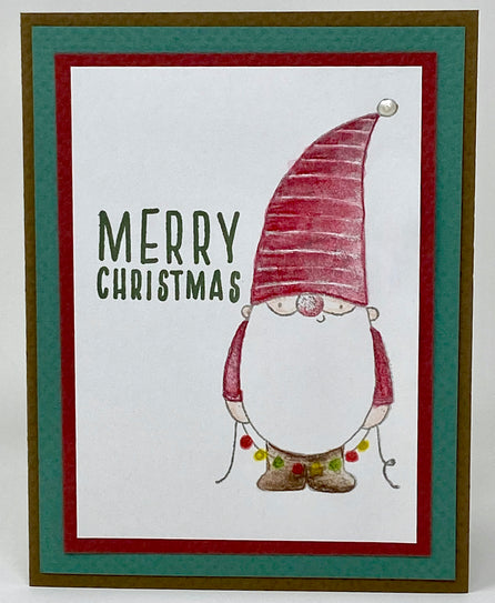 Gnome for Christmas Stamps